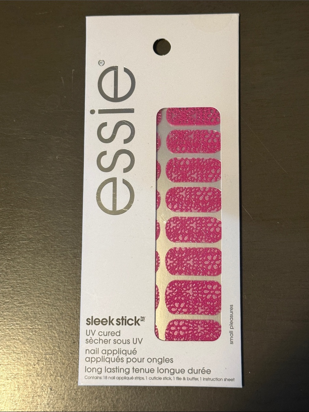 🌻 Essie Sleek Stick UV Cured Nail Appliqué Stickers in Small Pleasures NEW